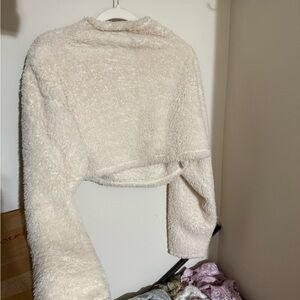 Cozy Cream Fuzzy Sweater